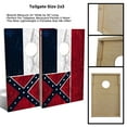 thumbnail image 2 of Skip's Garage Mississippi Flag Solid Wood Cornhole Board Set, 2 of 6