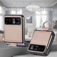 thumbnail image 3 of for Motorola Razr 40 Case, PU Leather Protective Cover with Ring Flip Phone Case Motorola Razr 40 ZH Beige, 3 of 18