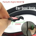 thumbnail image 5 of 2pcs A Pillar Seal Weather Strip, 5 of 5