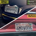 thumbnail image 3 of Mistaha Durable Gray License Plate Frame Set with Enhanced UV Resistance - 2 Frames + Screws - High Quality ABS+PC Material - Universal Fit for 6x12 Inch Plates, 3 of 6