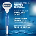 thumbnail image 2 of Rastrillo Gillette Mach3 Cuerpo con Barras Humectantes, Depilación Corporal, 1 pza, 2 of 5