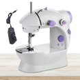 thumbnail image 2 of Er na Household Sewing Machine Portable Electric Sewing Machines with Light and Speed Control for Beginner DIY  For Girls Ages 7-12, 2 of 13