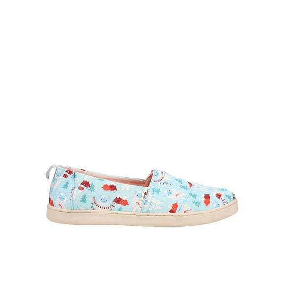 TOMS Girls Alpargata Slip On Flats Casual Shoes