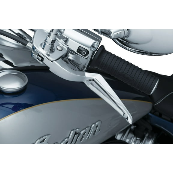 Kuryakyn 5774 Motorcycle Handlebar Accessory: Phantom Clutch and Brake Trigger Levers for 2014-17 Indian Motorcycles, Chrome, 1 Pair