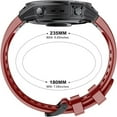 thumbnail image 6 of AIYOCK 22mm Comfortable Silicone Replacement Watch Band Compatible with Garmin Fenix 7/6/6 Pro/5/5 Plus, Forerunner 935/945/955/965/745, 6 of 7