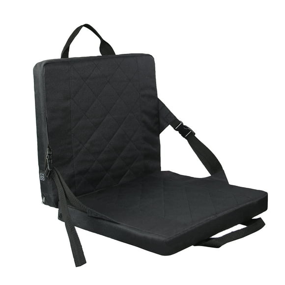 EDTara Foldable Heated Seat Cushion Upgraded 3 Levels Adjustment Extra Wide Heated Outdoor Washable For Bleachers Stadium Bench