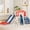 Blue&Red, variant on YUFU 8 In 1 Toddler Slide Set for Kids Age 1+ with Golf Basketball Hoop Drawing Board Indoor Outdoor Playset (Green)