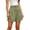 #1Green, variant on MYAOYINo Boundaries Womens Shorts High Waisted Wide Leg Shorts Pleated Double Button Casual Office Wear Shorts