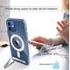 thumbnail image 5 of Funda magnética transparente para iPhone 15, 14 Pro Max, 13, 12, 11 Mini, con soporte de metal para carga inalámbrica MagSafe, 5 of 5