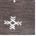 thumbnail image 5 of Rugsotic Carpets Hand Knotted Wool Area Rug 8'x10' Brown Contemporary Rectangle Indoor Rug for Living Room, Bedroom Antimicrobial L00516, 5 of 5