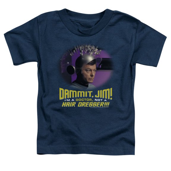 Star Trek Not A Hair Dresser Toddler T-Shirt Navy