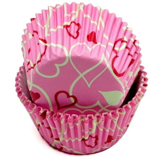 Webake Large Paper Baking Cups, 6oz Cupcake Muffin Cases Jumbo Cupcake  Liners, Set of 25 Pink Cupcake Liners for Valentine's Day, Wedding - Yahoo  Shopping