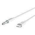 thumbnail image 5 of Belkin Speaker and Headphone Splitter, 3.5mm Audio Jack Adapter, Dual Audio Output for Earbuds, Headphones, and Speakers for Sharing Music & Videos, Compatible with iPhones & More- White, 5 of 6
