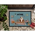 thumbnail image 3 of Brindle White English Bulldog Sweet Home Indoor or Outdoor Mat 18x27 CK7966MAT, 3 of 4