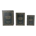 thumbnail image 1 of Bellaa Vintage Floral Book Box Set Of 3 ,European Retro Design High Simulation Hidden Storage Jewelry Keepsake Photography Props, 1 of 8