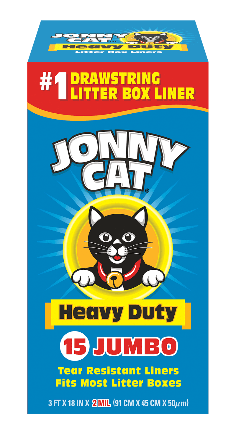 Jonny Cat Heavy Duty Drawstring Cat Litter Box Liners