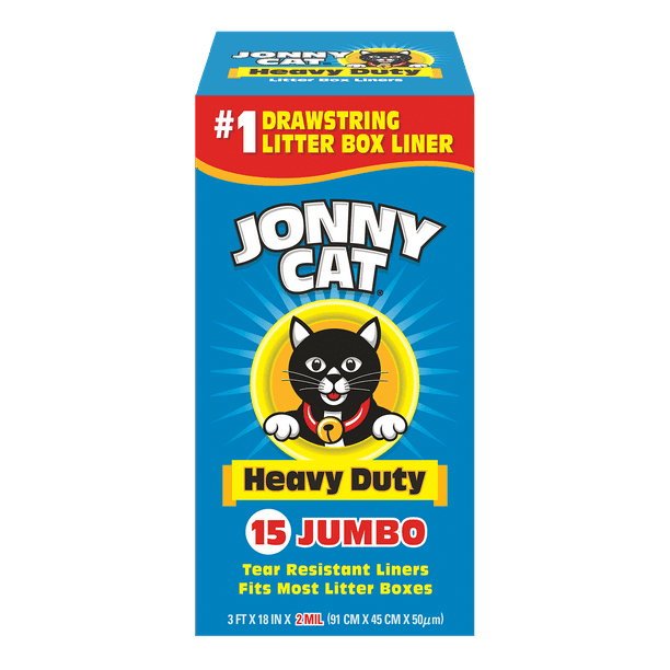 Jonny Cat Heavy Duty Drawstring Cat Litter Box Liners