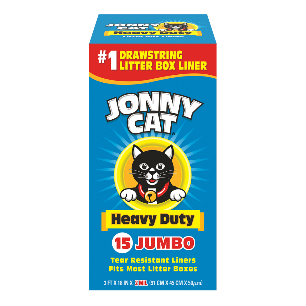 Jonny Cat Heavy Duty Drawstring Cat Litter Box Liners