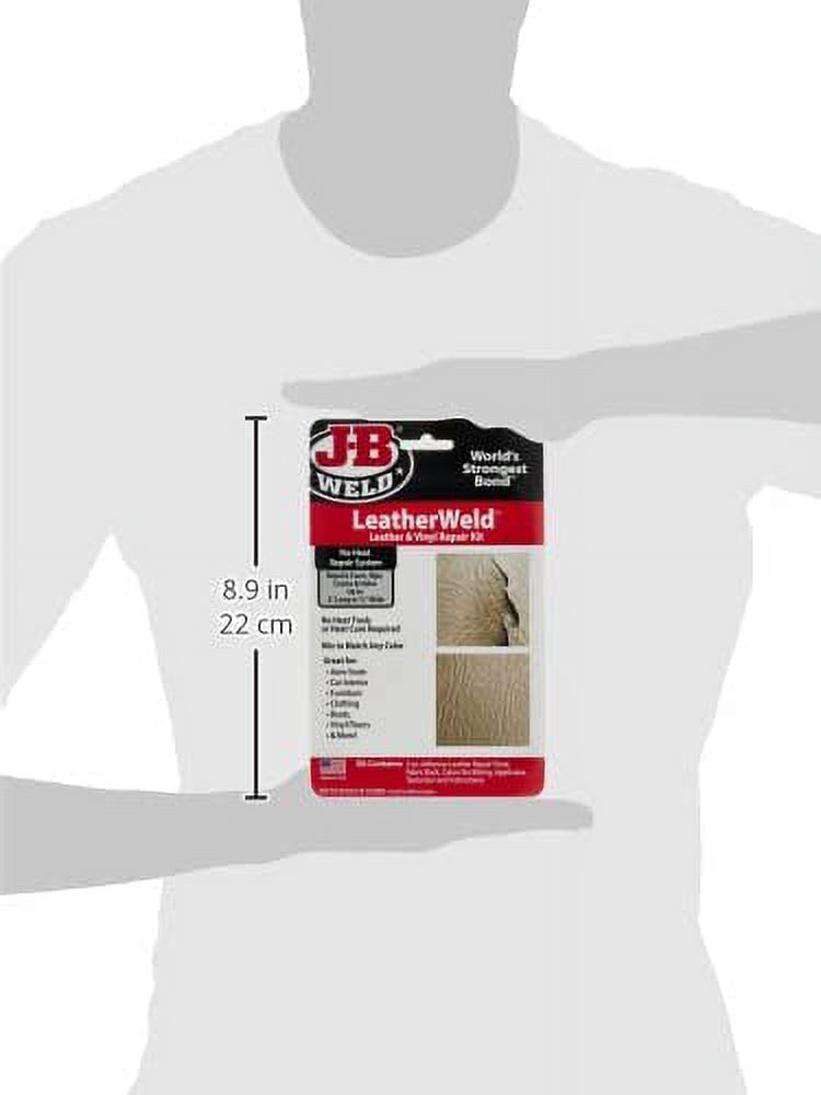 J-B Weld 2130, 3 oz 1.50 x 4.94 x 7.87" Leather Door Threshold Repair Kit