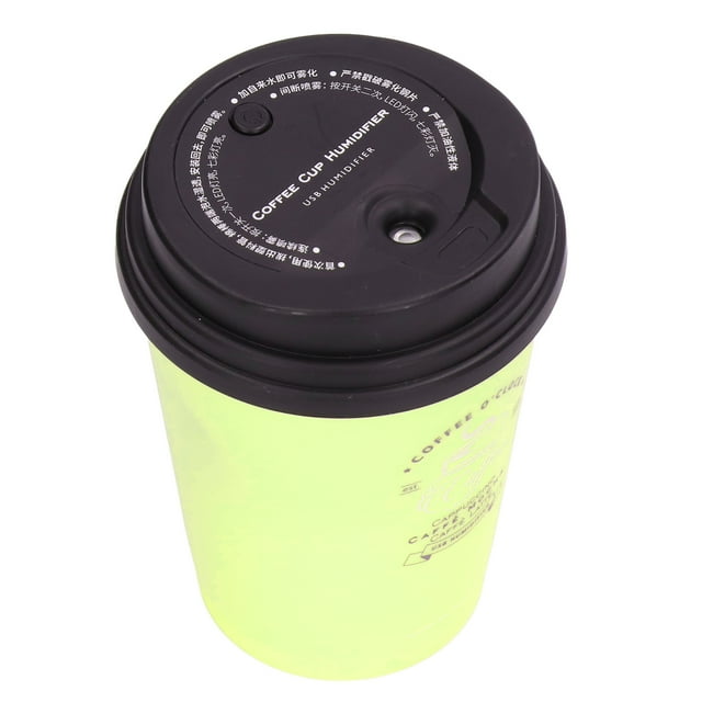 Humidificador portátil, humidificador USB de 300 ml, humidificador USB para café, minihumidificador de diseño de última generación