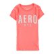 thumbnail image 1 of Camiseta gráfica Aeropostale con relleno de Jersey para mujer naranja mediana, 1 of 2