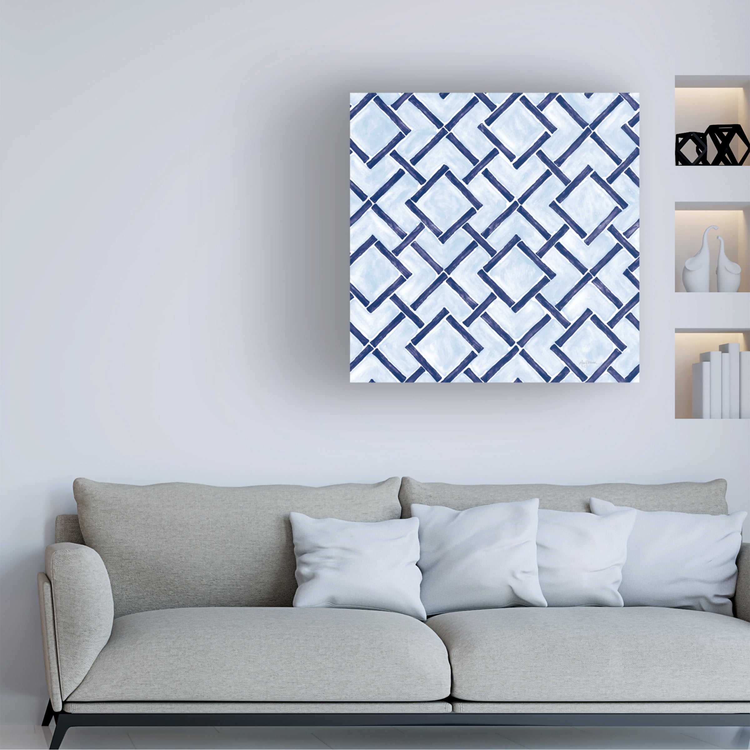 Mary Urban 'Everyday Chinoiserie Pattern IC' Canvas Art
