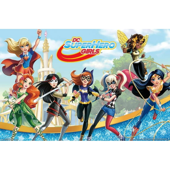 DC Comics TV - DC Superhero Girls - Girls Wall Poster, 14.725" x 22.375"