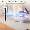 thumbnail image 5 of 36 Inches Bladeless Tower Fan with Remote for Bedroom,90°Oscillation Standing Floor Fans that Blow Cold Air with 9H Timer & Child Lock,Ultra Quiet Small Cooling Fans for Office - SECONDARY, 5 of 7