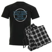CafePress - Facts Dont Care Men's Dark Pajamas - Men's Dark Loose Fit Cotton Pajama Set