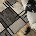 thumbnail image 3 of Better Homes & Gardens Spice Grid Area Rug, Gray, 7'10" x 10'10", 3 of 9