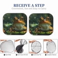 thumbnail image 6 of Naloa Intellectual Frog Pond Print 2-Piece Windshield Sunshade,Foldable Car Front Window Sun Shades,for Most Sedans SUV Truck-Medium, 6 of 6