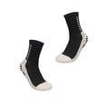 thumbnail image 2 of Qarigey 1 par de calcetines para hombre, gruesos, cálidos, de tubo medio, lavables, para baloncesto, fútbol, Camping, equitación, Accesorios de calzado Negro, 2 of 6