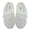 Ivory, variant on Womens Mens Indoor Slippers Winter Warm Fuzzy Plush Fur Anti-Slip House Bedroom Slippers (US 9-10, Ivory)