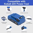 thumbnail image 2 of 24Volt 3.0Ah Replacement for Ko*balt 24V Battery Max KB624-03 KB524-03 KB424-03 KB224-03 KB124-03 Cordless Tools Ko*balt 24V Lithium Battery, 2 of 6
