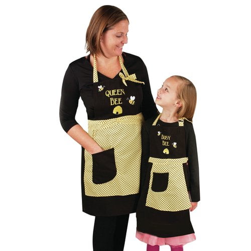 Manual Woodworkers & Weavers Queen Bee and Busy Bee Apron (Set of 2)