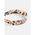 thumbnail image 3 of Scenario Women's Acetate Faux Tortoise Headband, Brown Multi, 3 of 5
