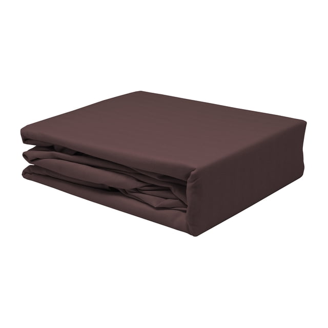 Juego de sabanas tacto seda KS 4 pzs- Cafe