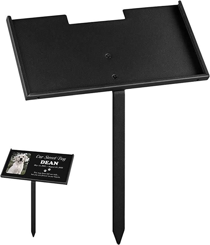 Grave Marker Stand for Human Memorial Stones, Pet Memorial Stones, Memorial Stones for Loved One