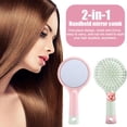 thumbnail image 2 of Loopy Airbag Two-In-One Comb Cute Cartoon Beaver Air Cushion Portable Massage Mini Handheld Mirror Comb, 2 of 8