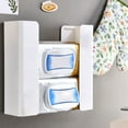 thumbnail image 4 of Vacemry Under $5 Kitchen Organization Box, Magnetic Paper Towel Holder Dispenser, No Drill Refrigerator Side Mount, Adjustable Storage Container for Wet Wipes, 4 of 6