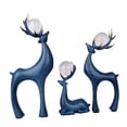 thumbnail image 3 of 3 Piezas Estatuas de Alce BLESIY Figuras de Reno 2024 Conjunto de Adornos, 3 of 8
