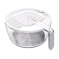 thumbnail image 2 of Rice Washing Basket Vegetable Basket Wash And Vegetables Fruit Multi Function Kitchen Vegetable Washing Basket,White, 2 of 8
