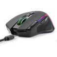 thumbnail image 1 of Ratón inalámbrico para juegos con cable, retroiluminación RGB, ratón óptico ergonómico, 9 botones programables con botón de disparo rápido de grabación de macros, 4000 DPI ajustables,, 1 of 5