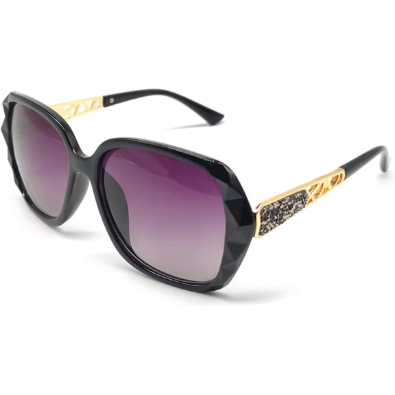 Oversized Sunglasses - 2 Pcs Classic Polarized UV400