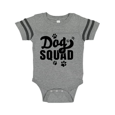 

Inktastic Dog Squad with Paw prints Gift Baby Boy or Baby Girl Bodysuit