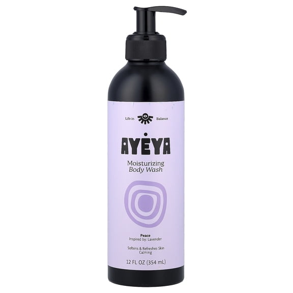 Ayeya Moisturizing Body Wash, Lavender, 12 fl oz (354 ml)