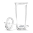 thumbnail image 1 of Vaso para café helado Mr. Coffee, 650 ml, tapa transparente, pajita, 1 of 3