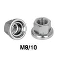 thumbnail image 2 of 2Pcs Stainless Steel Bike / Cycle Wheel Axle Track Nuts Sizes M9/M10, 2 of 5