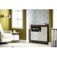 thumbnail image 3 of Table à langer avec tiroirs et rangement ouvert, fini Noyer naturel et Blanc, collection Yodi de Meubles South Shore, 3 of 14