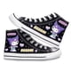 thumbnail image 2 of Kuromi-zapatos con dibujos animados de corazón para niña, el mismo estilo, lona alta, animación periférica, estudiantes masculinos y femeninos, informales, 2024, 2 of 5